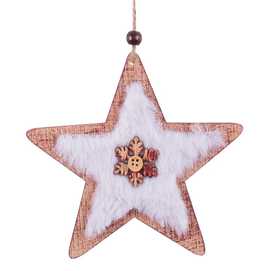 COLGANTE ESTRELLA MDF 13,50 X 13 CM