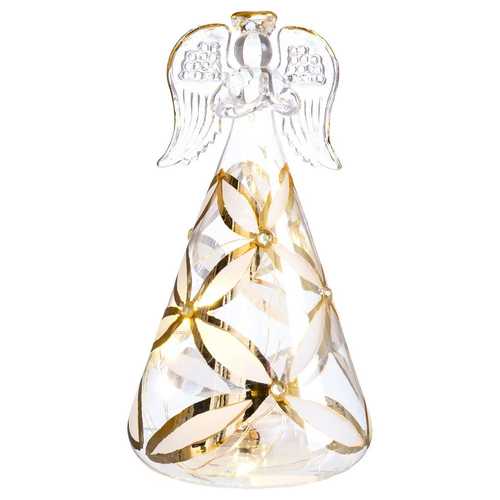 ÁNGEL LED CRISTAL 7 X 7 X 13 CM