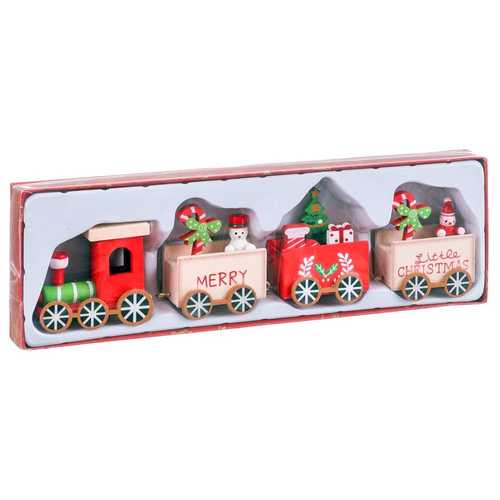 TREN X'MAS MDF 24,50 X 6,50 X 3 CM