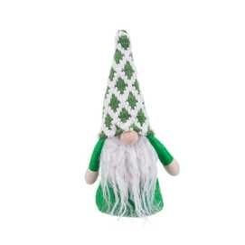 FIGURA PAPA NOEL TEJIDO VERDE 21 CM