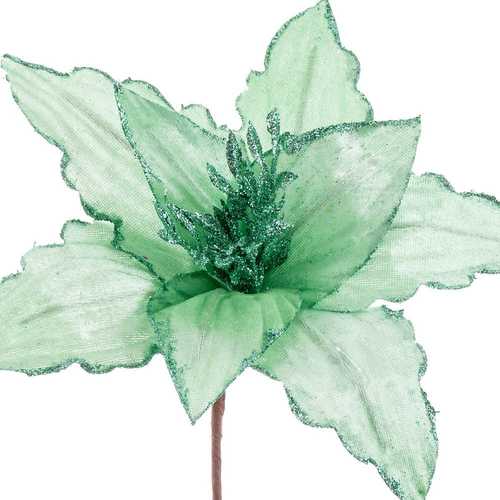 POINSETTIA TEJIDO VERDE 30 X 55 CM