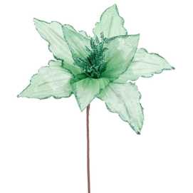 POINSETTIA TEJIDO VERDE 30 X 55 CM