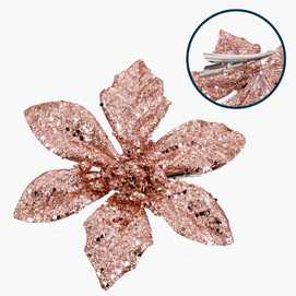 POINSETTIA CLIP COBRE 11 CM