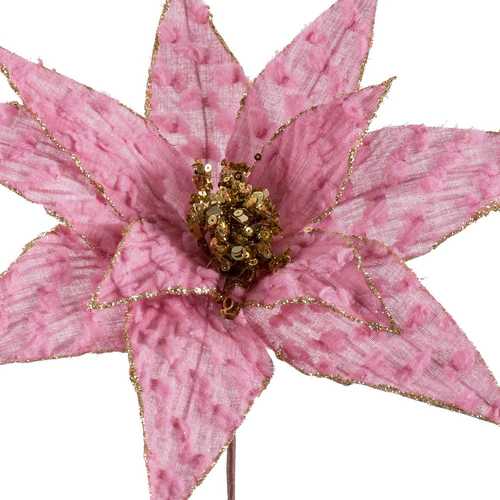 POINSETTIA ROSA 33 X 33 X 40 CM