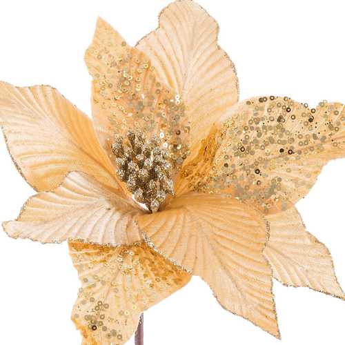 POINSETTIA ORO 31 X 31 X 50 CM