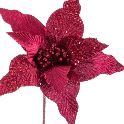 POINSETTIA BURDEOS 31 X 31 X 50 CM