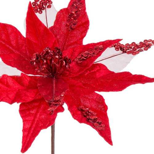 POINSETTIA ROJO 30 X 30 X 40 CM