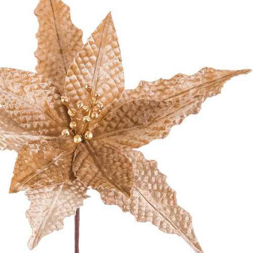 POINSETTIA ORO 34 X 34 X 40 CM