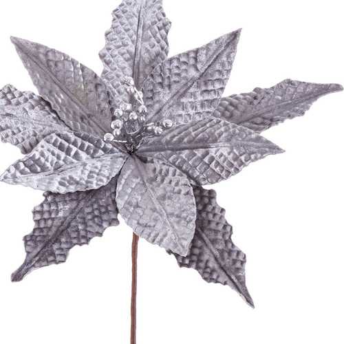 POINSETTIA GRIS 34 X 34 X 40 CM