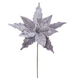 POINSETTIA GRIS 34 X 34 X 40 CM