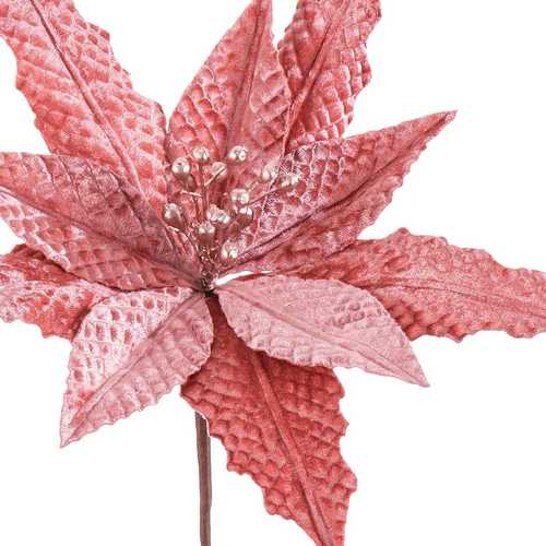 POINSETTIA ROSA 34 X 34 X 40 CM