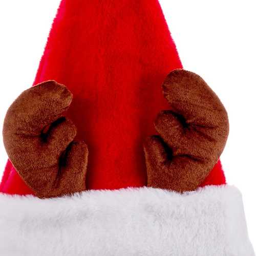 GORRO PAPA NOEL TEJIDO 31 X 49 CM