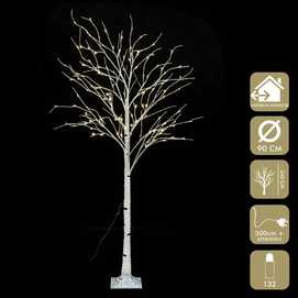 ÁRBOL 132 LUCES LED CÁLIDO