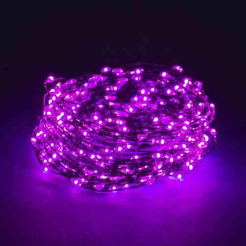 CADENA 180 MICROLED FUCSIA