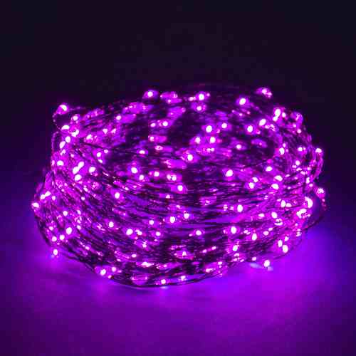 CADENA 300 MICROLED FUCSIA