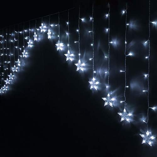 CORTINA ESTRELLAS 215 LED BLANCO