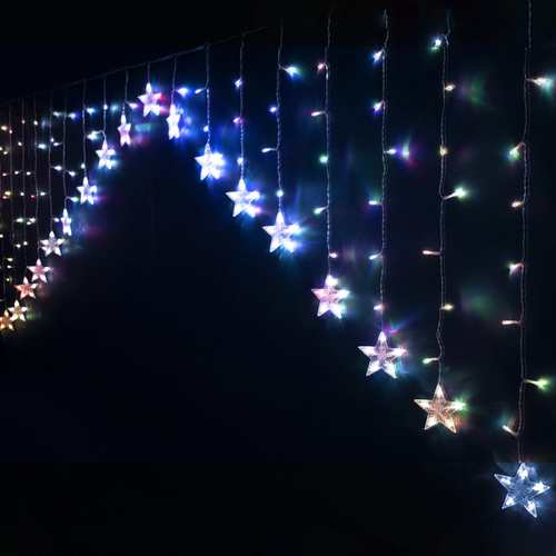 CORTINA ESTRELLAS 215 LED MULTICOLOR