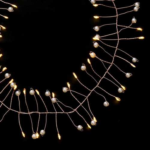 MICRO-LED 80 LUCES PERLAS PLÁSTICO 120 CM