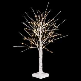 ÁRBOL 144 MICROLED PLÁSTICO CÁLIDO 60 CM