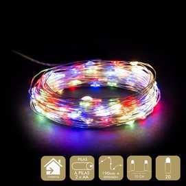 MICRO-LED 20 LUCES METAL MULTICOLOR