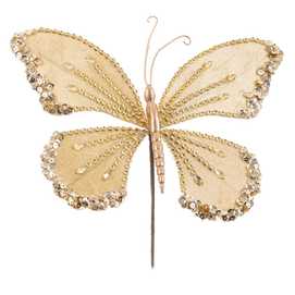 MARIPOSA POLIESTER ORO 22 X 17 X 15 CM