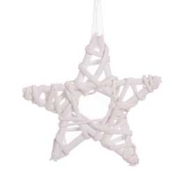 ESTRELLA MIMBRE BLANCO 15 X 15 CM