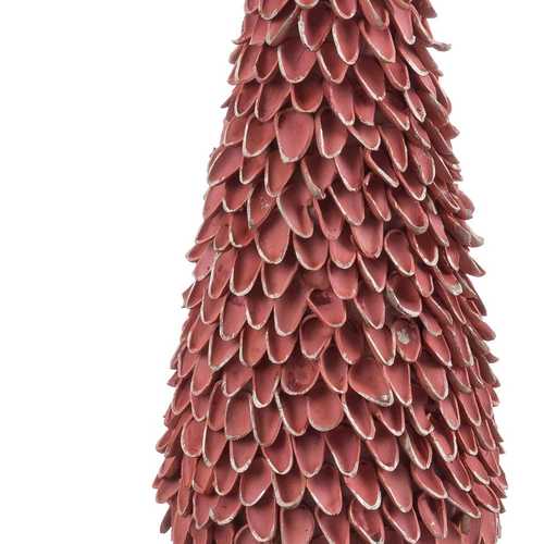 ÁRBOL CONO CASCARA PIÑONES ROSA 8,50 X 8,50 X 21,50 CM