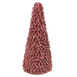 ÁRBOL CONO CASCARA PIÑONES ROSA 8,50 X 8,50 X 21,50 CM