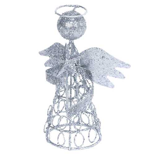 ÁNGEL METAL 4/C DECORACIÓN NAVIDAD 10 X 6 X 14 CM