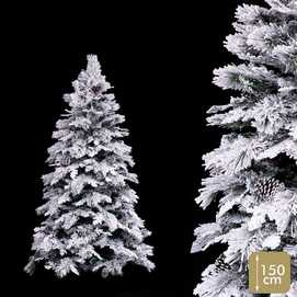 ÁRBOL 272 RAMAS NEVADO PE-PVC 150 CM