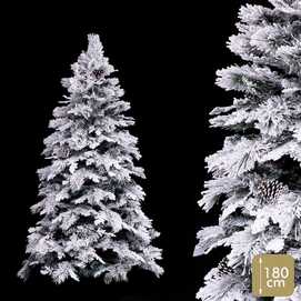 ÁRBOL 403 RAMAS NEVADO PE-PVC 180 CM