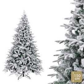 ÁRBOL MIXTO 357 RAMAS PE-PVC NEVADO 150 CM