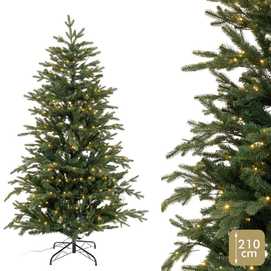 ÁRBOL MIXTO 931 RAMAS 400 LUCES PE-PVC 210 CM