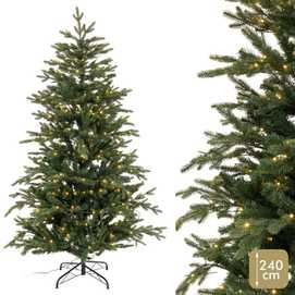 ÁRBOL MIXTO 1311 RAMAS 500 LUCES PE-PVC 240 CM