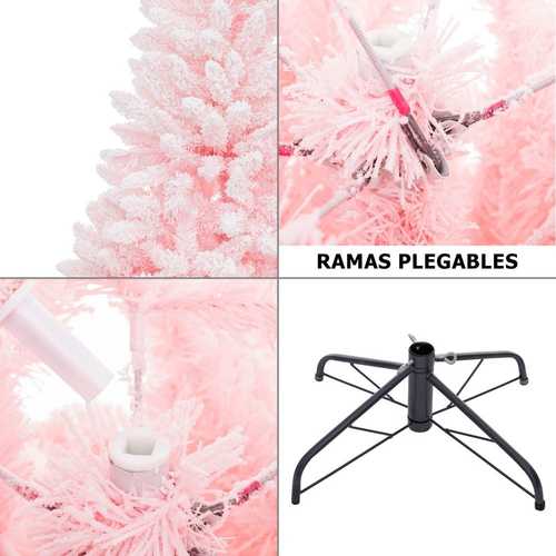 ÁRBOL 370 RAMAS PVC ROSA 150 CM