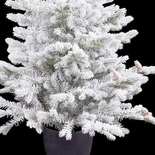 ÁRBOL MIXTO MACETA 92 RAMAS PE NEVADO 90 CM