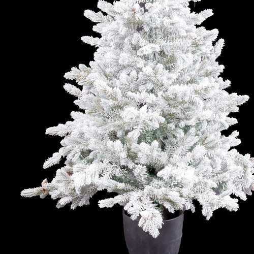 ÁRBOL MIXTO MACETA 194 RAMAS PE NEVADO 120 CM