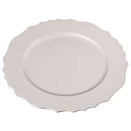 BAJO PLATO FORMAS PLATA 33 X 33 X 1,50 CM