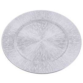 BAJO PLATO POLIPROPILENO PLATA 33 X 1,50 X 33 CM