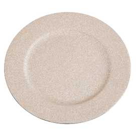 BAJO PLATO REDONDO PP-PVC ORO 33 X 1,50 X 33 CM