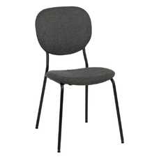 SILLA NEGRO DM-METAL 45,50 X 53,50 X 82,50 CM SILLA NEGRO DM-METAL 45,50 X 53,50 X 82,50 CM
