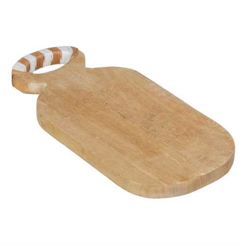 TABLA COCINA NATURAL MADERA DE MANGO 38 X 18 X 2 CM