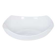 CENTRO MESA BLANCO CERÁMICA DECORACIÓN 29,50 X 29,50 X 8 CM