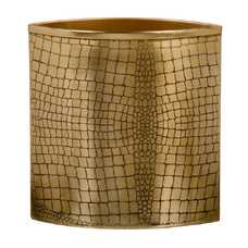 JARRÓN ORO METAL DECORACIÓN 24 X 9 X 24 CM JARRÓN ORO METAL DECORACIÓN 24 X 9 X 24 CM