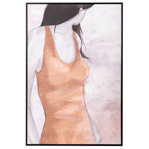 CUADRO IMPRESIÓN MUJER LIENZO 82,50 X 4,30 X 122,50 CM