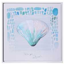 CUADRO IMPRESIÓN CONCHAS 3/M LIENZO 40 X 2,30 X 40 CM