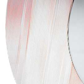 ESPEJO ROJO-AZUL CRISTAL DECORACIÓN 80 X 80 CM