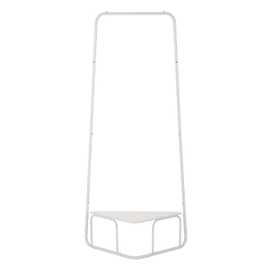 PERCHERO ESQUINERO BLANCO METAL 81 X 38 X 182 CM