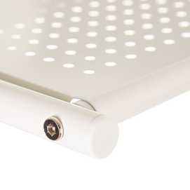 PERCHERO PARED BLANCO METAL DECORACIÓN 60 X 25 X 155 CM