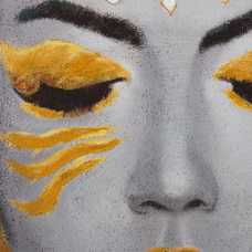 CUADRO IMPRESIÓN HINDÚ LIENZO 60 X 3,50 X 120 CM